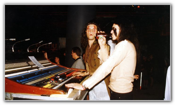 DJ & friend Lee at the Freakers Ball - The Palace Nov 3rd 1992